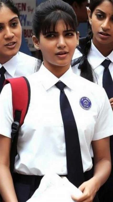 samantha in school dress|More.